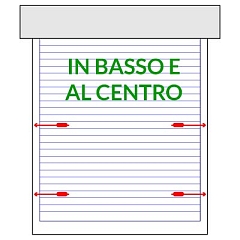 Catenaccioli intermedi montati in basso e al centro (+20 €)