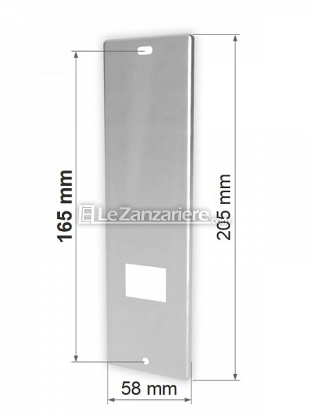 Placca Zenith con interasse 165 mm