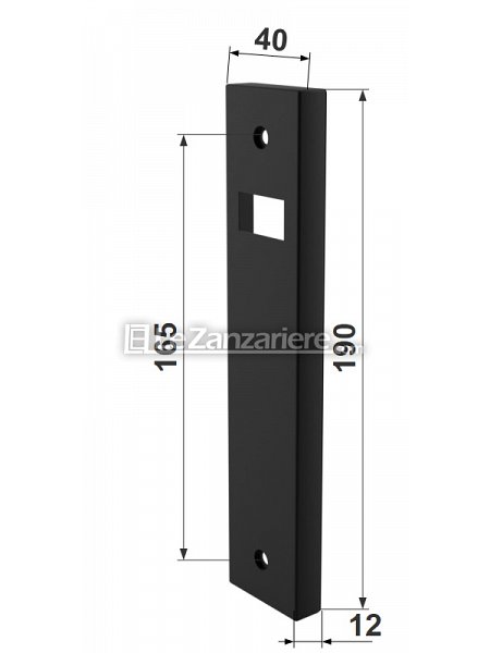 Placca per avvolgitori Sigma P5 con interasse 165 mm