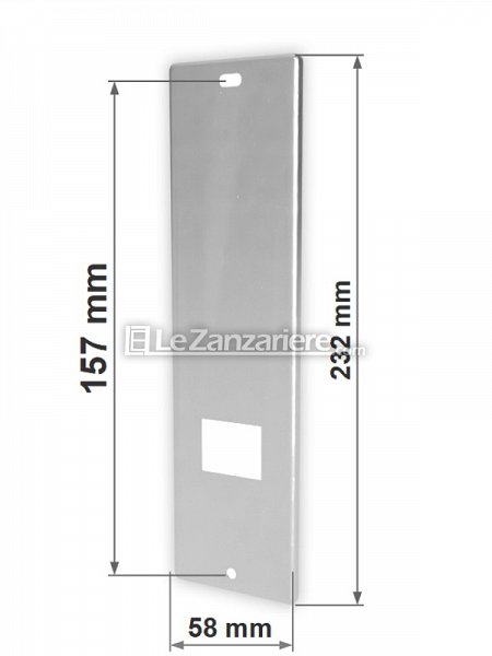 Placca Uni con interasse 157 mm