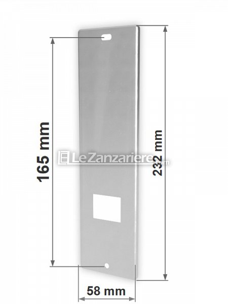 Placca Uni con interasse 165 mm