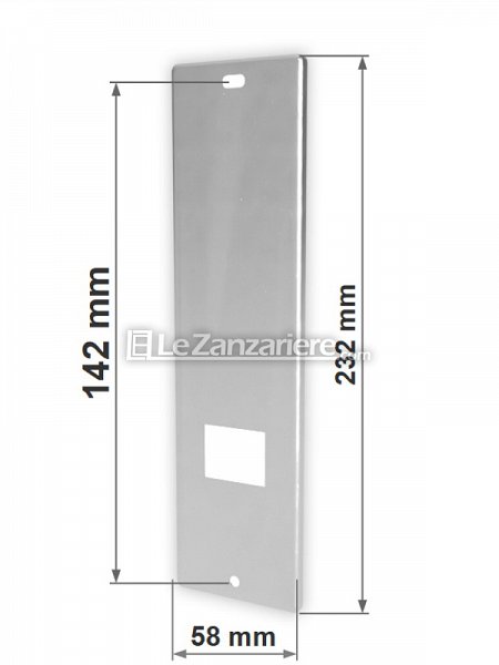 Placca Uni con interasse 142 mm