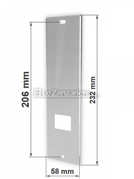 Placca Uni con interasse 206 mm